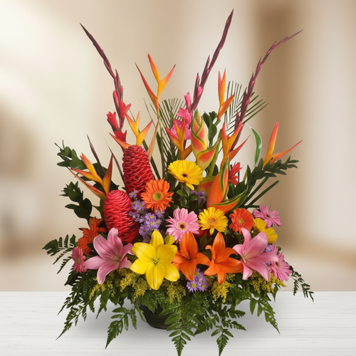 Fusion Exotic Floral Arrangement